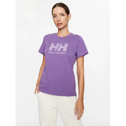 Zdjęcie Helly Hansen T-Shirt Logo 34112 Fioletowy Regular Fit