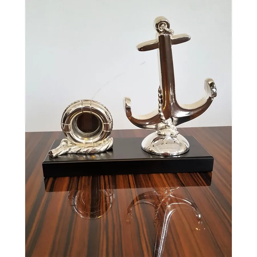 picture 2 Decorative desk watch with an anchor - Astra Argenti