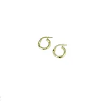 Picture Fine gold earrings from an Italian manufacturer, 8 mm
