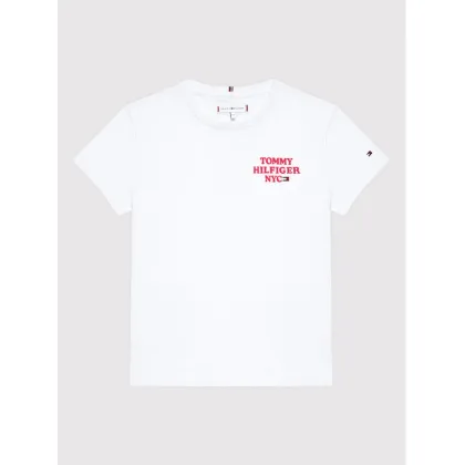 Zdjęcie Tommy Hilfiger T-Shirt Nyc Graphic KG0KG06671 D Biały Regular Fit