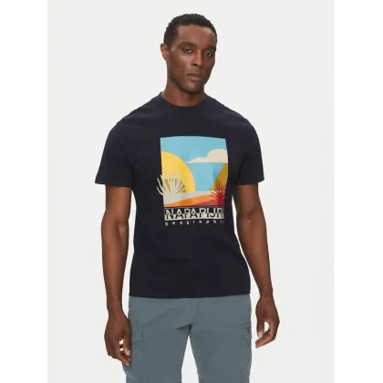 Zdjęcie Napapijri T-Shirt S-Arbia NP0A4IE3 Granatowy Regular Fit
