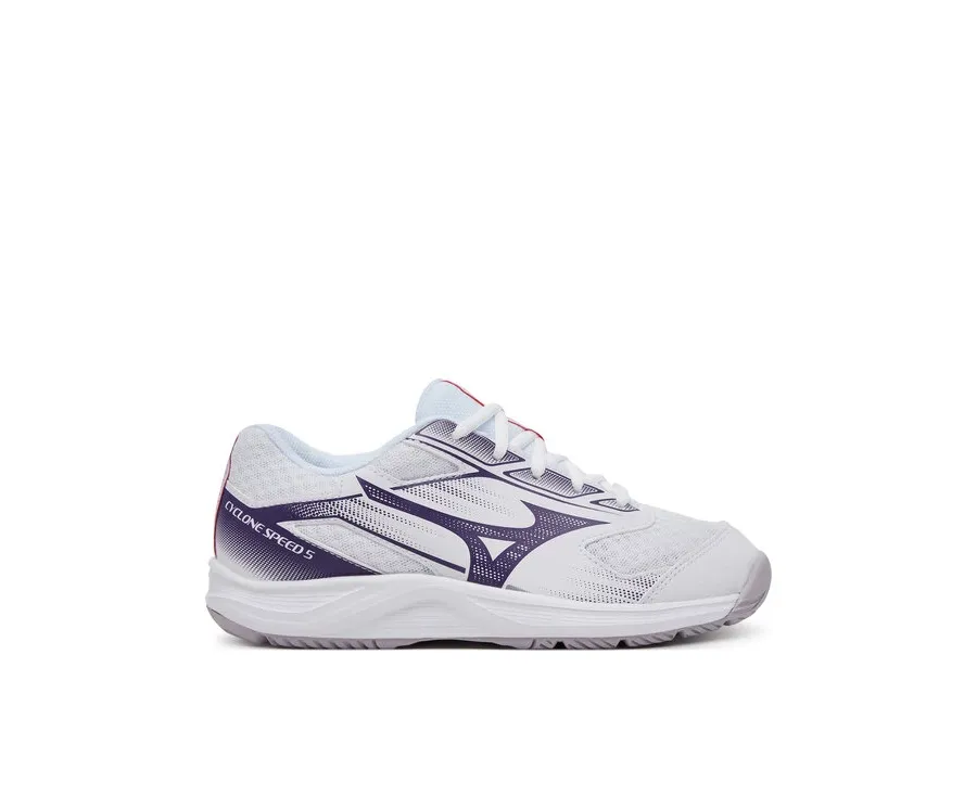 obrazek 1 Mizuno Buty halowe Cyclone Speed 5 V1GC258035 Biały