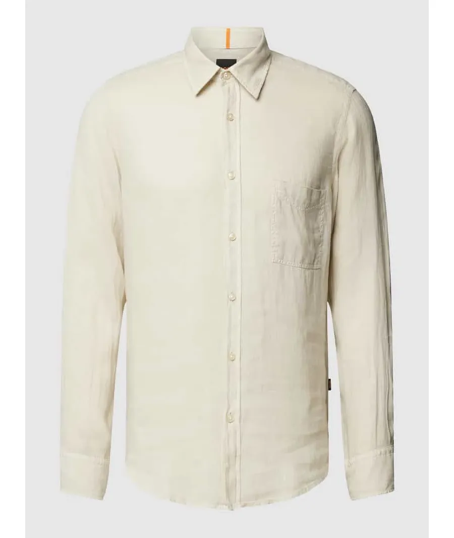 obrazek 1 Koszula casualowa o kroju regular fit z kołnierzykiem typu kent model ‘Relegant’