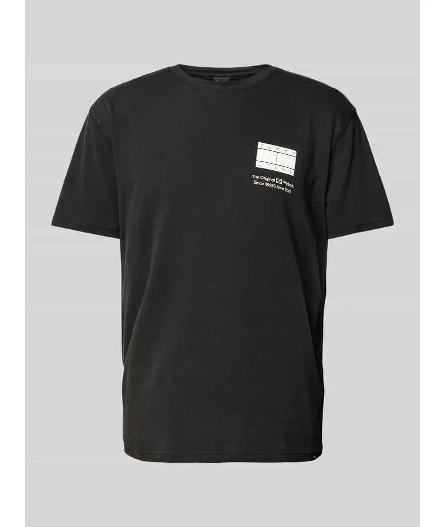 obrazek 1 T-shirt o kroju Regular Fit z nadrukiem z logo