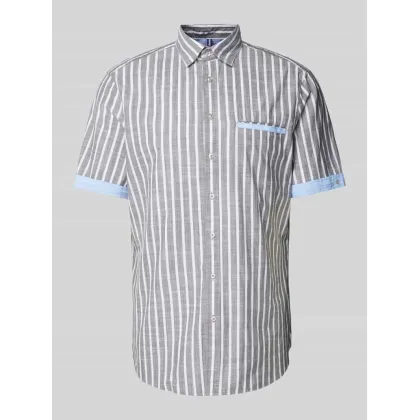 Zdjęcie Koszula casualowa o kroju slim fit z wzorem w paski