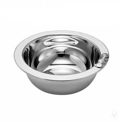 Zdjęcie Srebrna mała miska na jedzenie dla dziecka z motywem misia z piłką - Zaramella Argenti