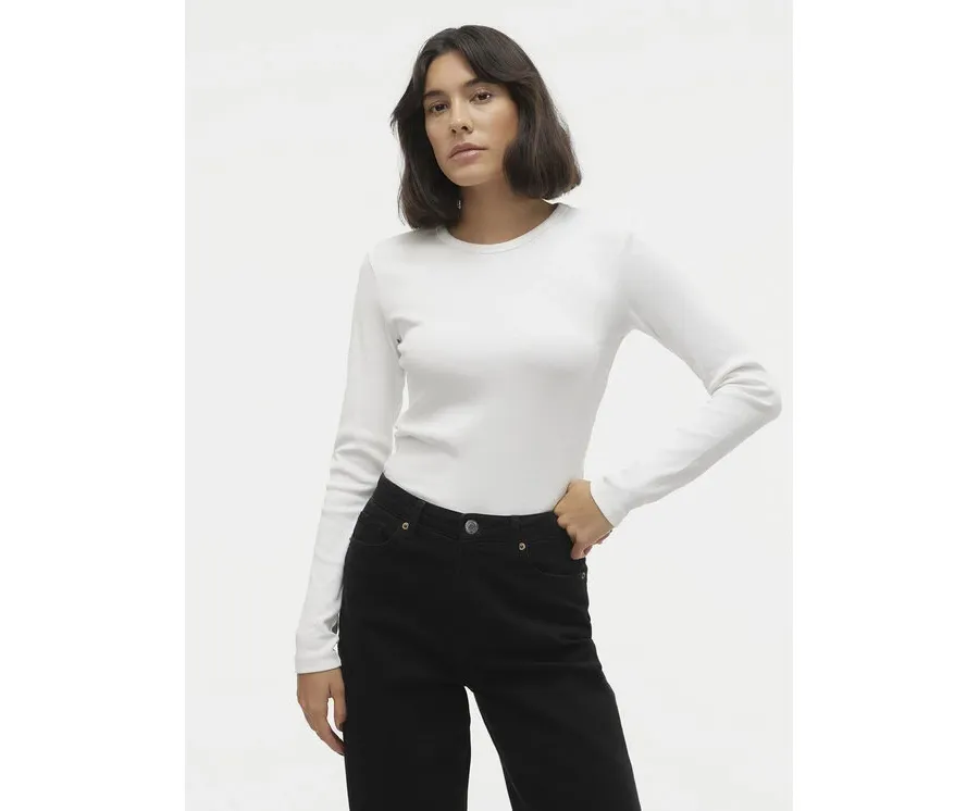 obrazek 1 Vero Moda Bluzka Chloe 10306897 Biały Slim Fit