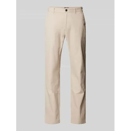 Zdjęcie Chinosy o kroju slim fit z fakturowanym wzorem