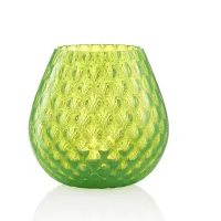 Zdjęcie Elegancki świecznik z włoskiego szkła Murano