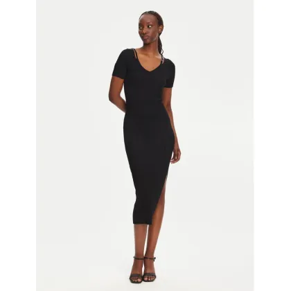 Zdjęcie HUGO Sukienka dzianinowa Shaty 50538239 Czarny Slim Fit