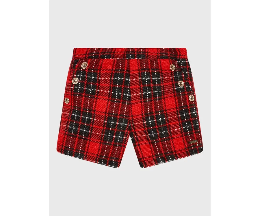 obrazek 1 Guess Szorty materiałowe J2BD03 WF040 Czerwony Regular Fit