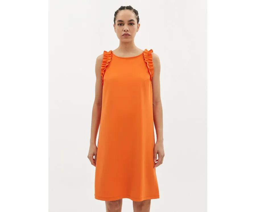 obrazek 1 Joseph Ribkoff Sukienka letnia 242115 Pomarańczowy Regular Fit