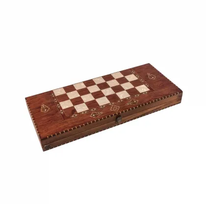 Zdjęcie Elegancki zestaw dla dwóch osób do rozgrywki w tryktraka - Helena Woodart