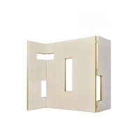Picture Folding screen with brass rim - Munna