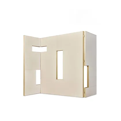 Picture Folding screen with brass rim - Munna