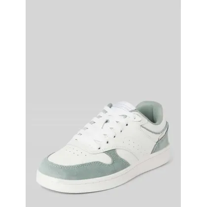 Zdjęcie Sneakersy niskie z detalami z zamszu