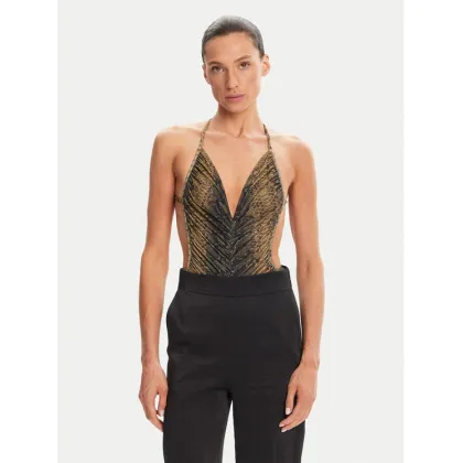 Zdjęcie NORMA KAMALI Body Mio KK424XPL165302 Brązowy Slim Fit