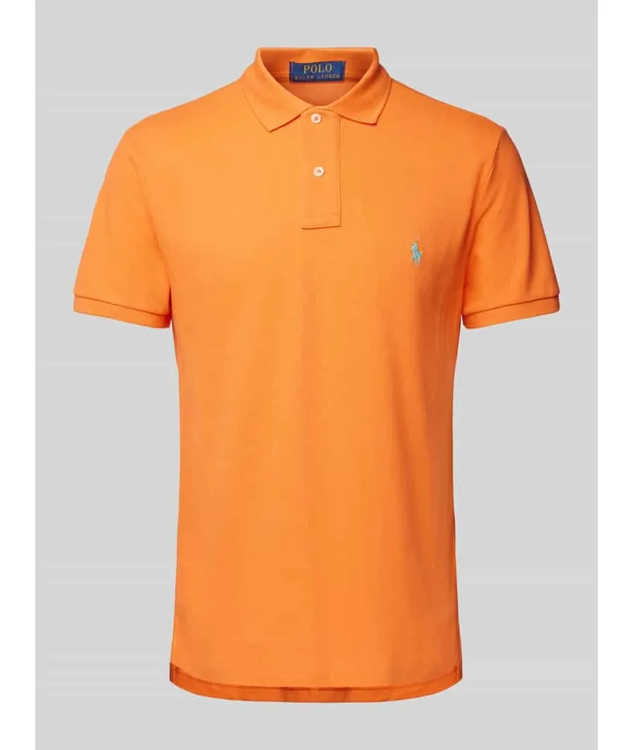 obrazek 1 Koszulka polo o kroju custom fit z czystej bawełny