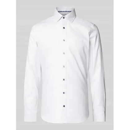 Zdjęcie Koszula biznesowa o kroju slim fit z listwą guzikową