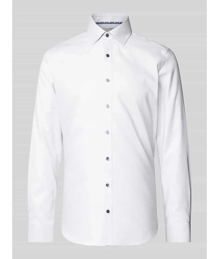 obrazek 1 Koszula biznesowa o kroju slim fit z listwą guzikową