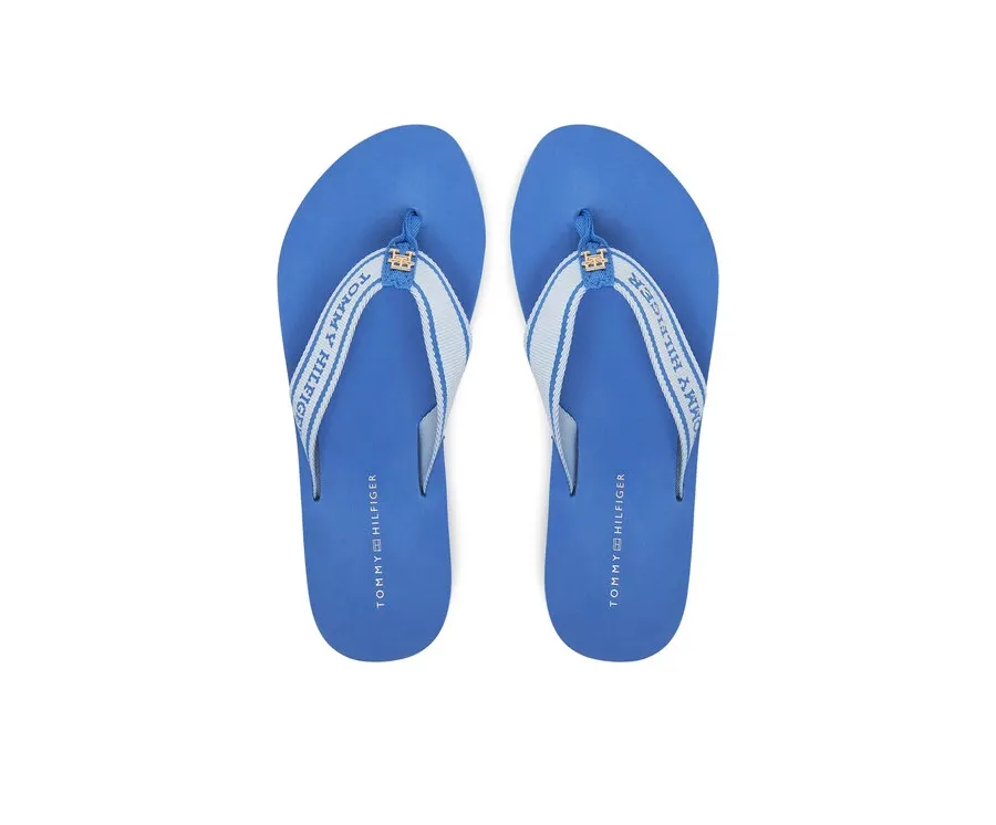 obrazek 1 Tommy Hilfiger Japonki Hilfiger Webbing Beach Sandal FW0FW08515 Niebieski