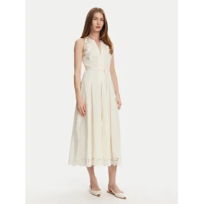 Zdjęcie TWINSET Sukienka koktajlowa 251TT2090 Écru Regular Fit