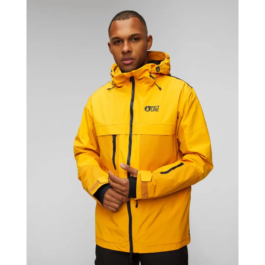 obrazek 1 Żółta Kurtka Freeridowa Męska Picture Organic Clothing Stone 20/20
