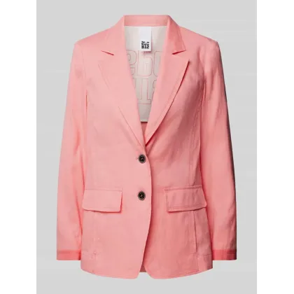 Zdjęcie Żakiet z mieszanki lnu z kołnierzem z patkami