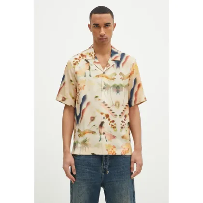 Zdjęcie Paul Smith koszula męska kolor brązowy regular M1R-905U-P02576