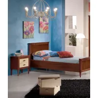 Picture Bedside table with 2 drawers, from Italy - Fratelli Mirandola