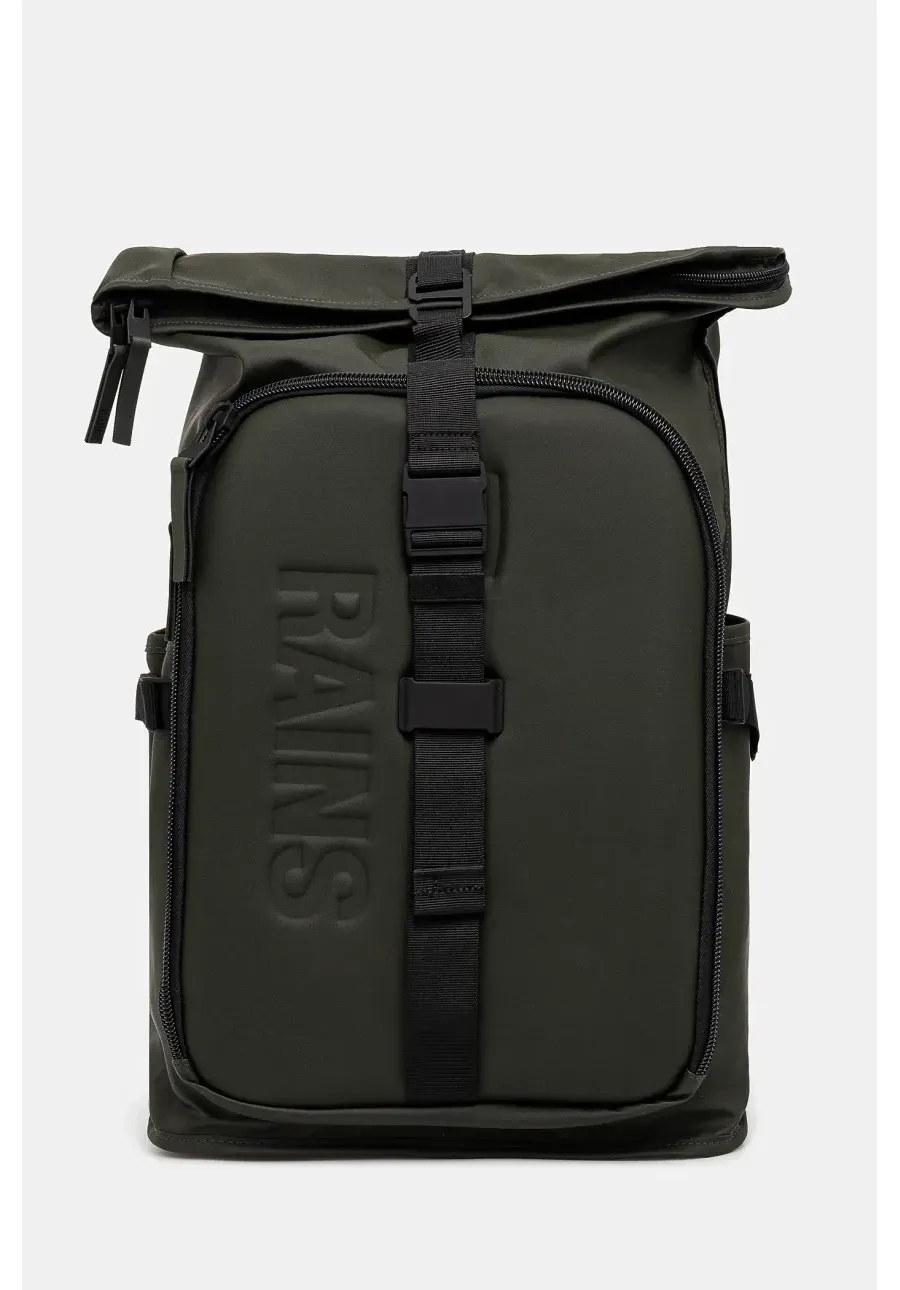 obrazek 1 Rains plecak Texel Moulded Backpack W3 kolor zielony duży gładki 13430.03