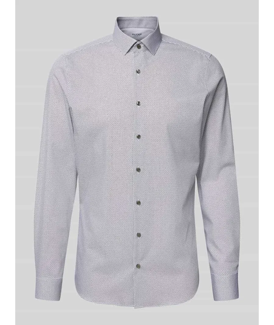 obrazek 1 Koszula biznesowa o kroju slim fit z kołnierzykiem typu kent
