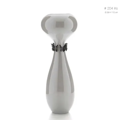 Picture Ceramic vase with decorative butterflies, 110 cm