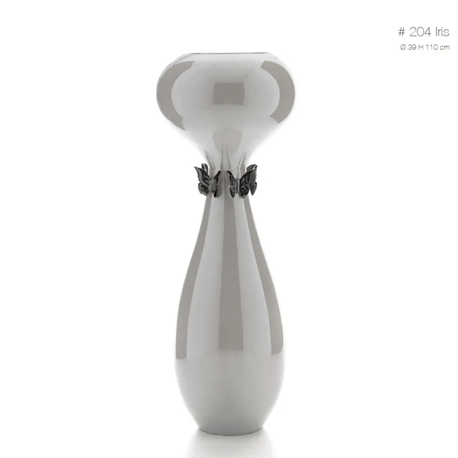 obrazek 1 Ceramiczny wazon z ozdobnymi motylkami 110cm