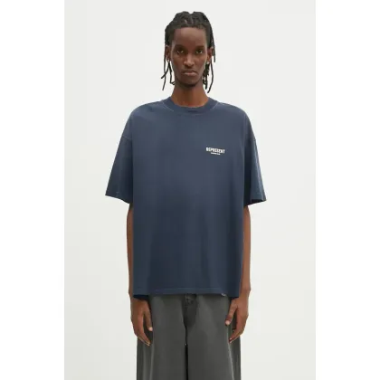 Zdjęcie Represent t-shirt bawełniany Owners Club męski kolor granatowy z nadrukiem OCM41114.224