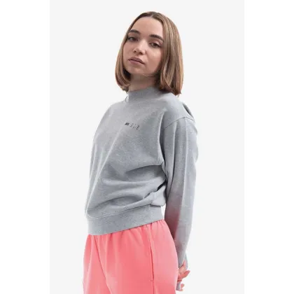 Zdjęcie MCQ bluza bawełniana damska kolor szary gładka 624675RSJ771230-SZARY