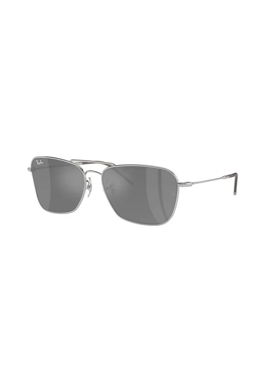 obrazek 1 Ray-Ban okulary przeciwsłoneczne CARAVAN REVERSE kolor srebrny 0RBR0102S