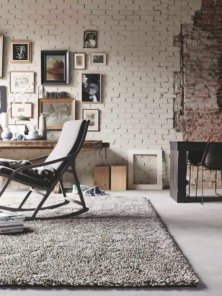 picture 6 Exclusive shaggy gray rug - GRAVEL MIX 68211