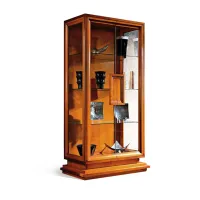 Picture Stylish antique 2-door showcase from Italy