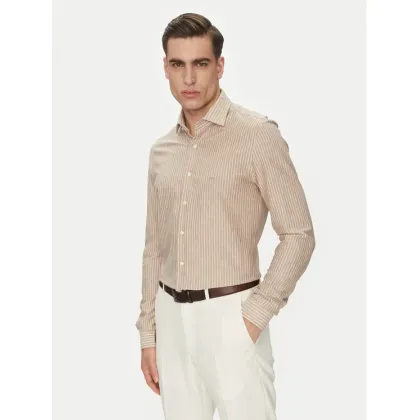 Zdjęcie Michael Kors Koszula MK0DS01538 Beżowy Slim Fit