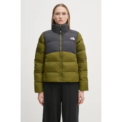 Zdjęcie The North Face kurtka Saikuru damska kolor zielony zimowa NF0A89JDWOG1