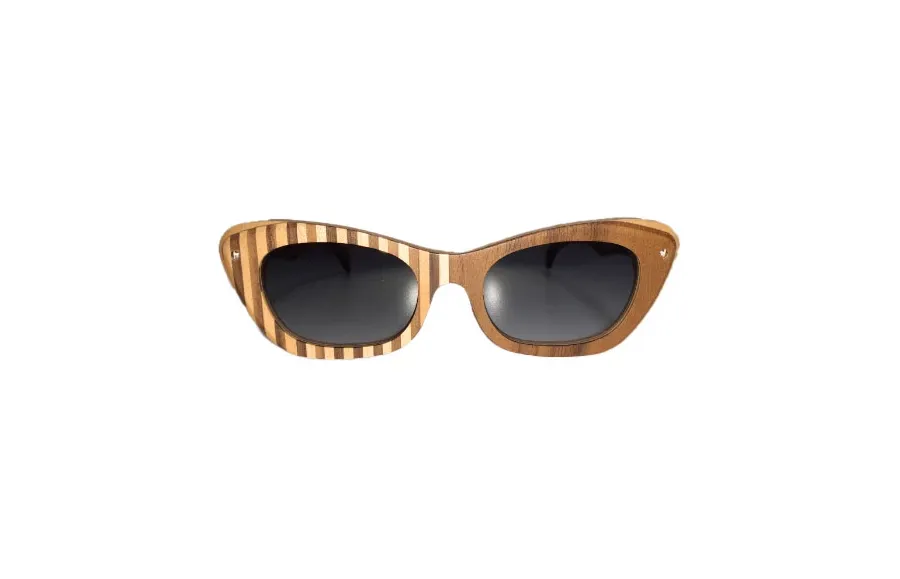 obrazek 1 Odważne, włoskie okulary z drewna - Legno Light