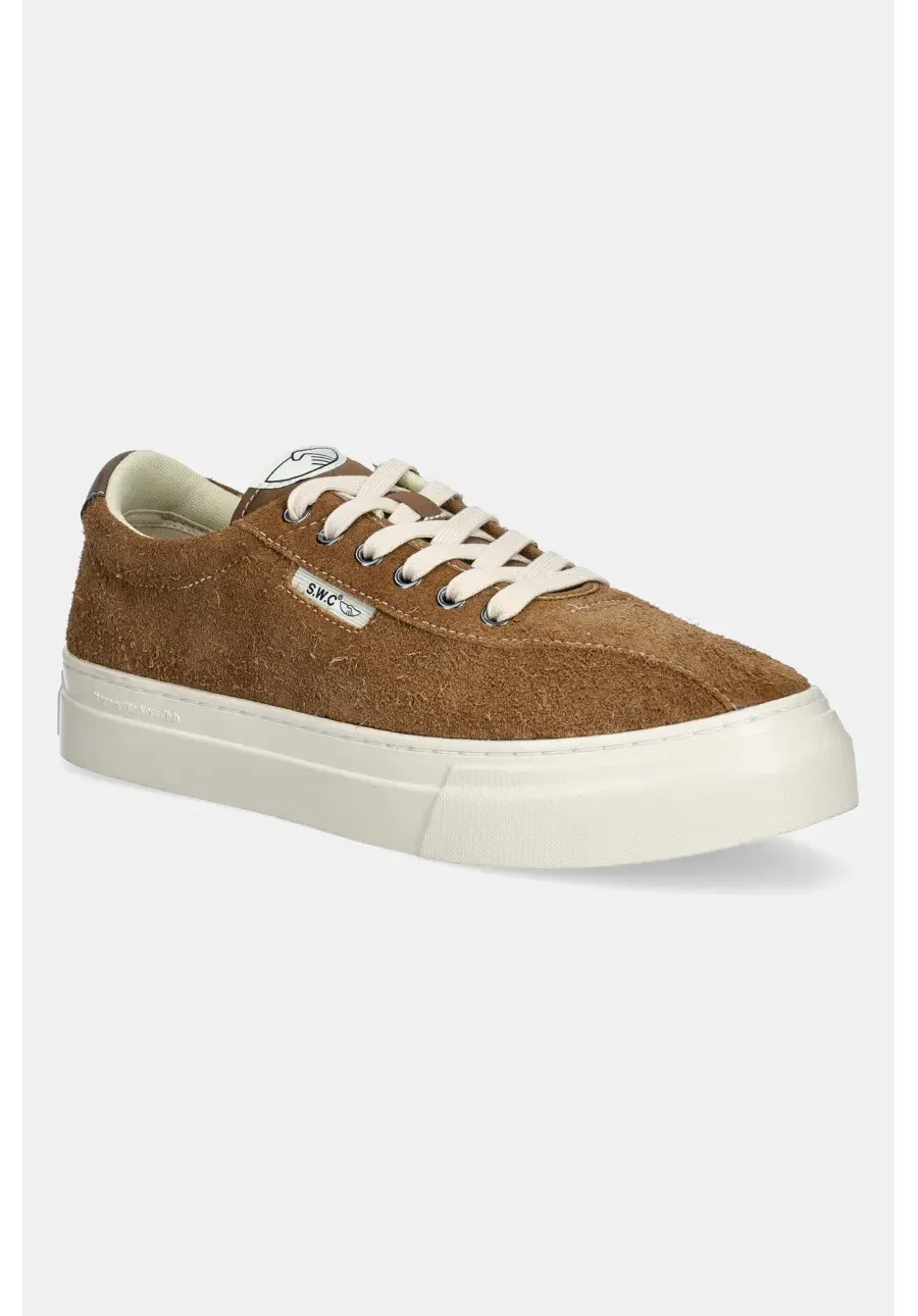 obrazek 1 Stepney Workers Club sneakersy zamszowe DELLOW 02 CUP SUEDE kolor brązowy YA22205