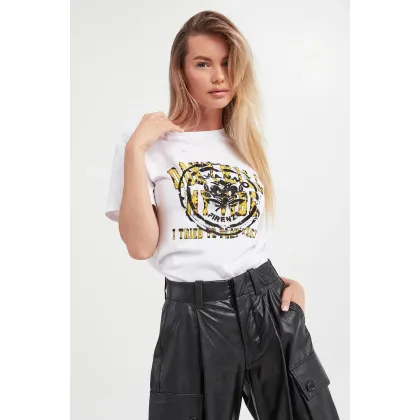 Zdjęcie T-shirt damski ERMANNO FIRENZE Ermanno Firenze