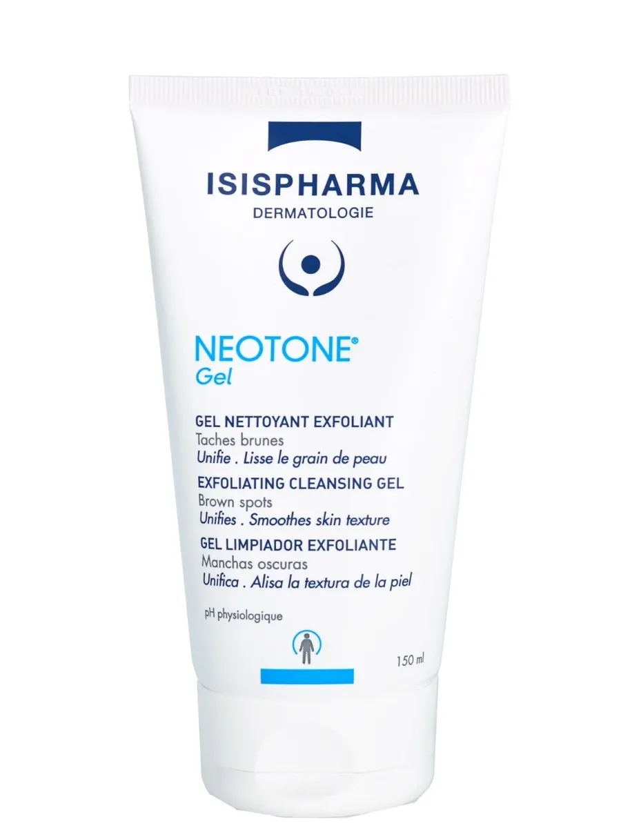 obrazek 1 Isispharma Neotone Gel - Żel do mycia twarzy złuszczająco-oczyszczający rozjaśniający  150ml 150 ml