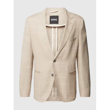 Zdjęcie Marynarka na dwa guziki z mieszanki lnu model ‘Jack’