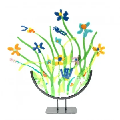 Zdjęcie Zjawiskowa ozdoba z kolorowego szkła