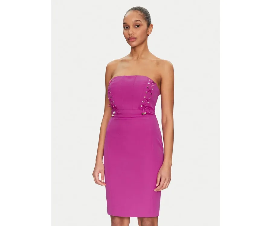 obrazek 1 ARTIGLI Sukienka koktajlowa ACAB000923 Różowy Regular Fit