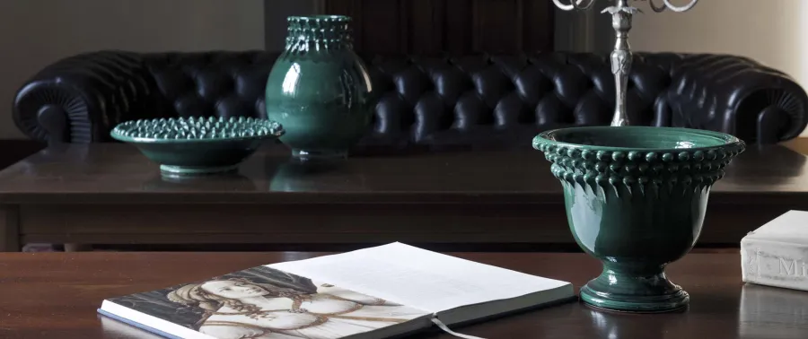 obrazek 3 Ceramiczny duży biały słoik w kształcie ananasa - Virginia Casa