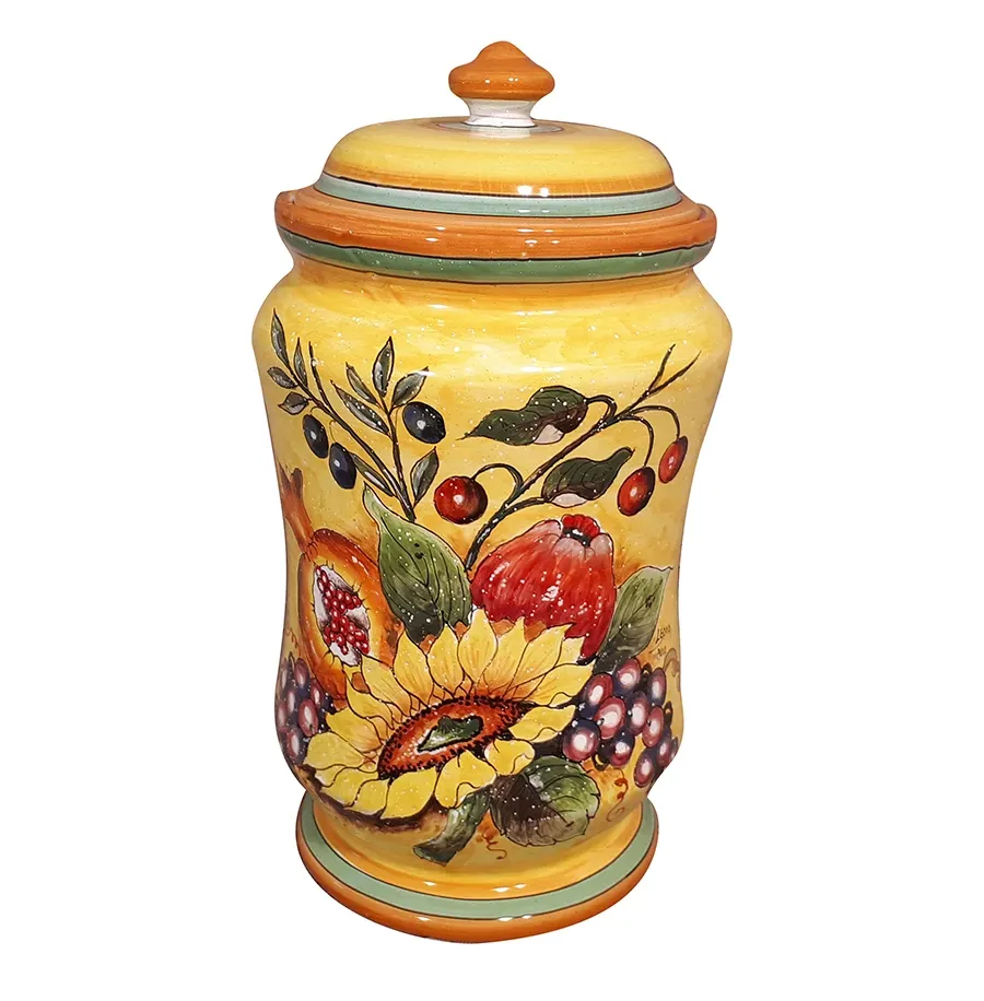 obrazek 1 Włoska ceramiczna waza w stylu wiejskim